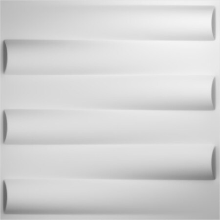 Ekena Millwork Naomi EnduraWall Decorative 3D Wall Panel, White, 19 5/8"W x 19 5/8"H WP20X20NAWH